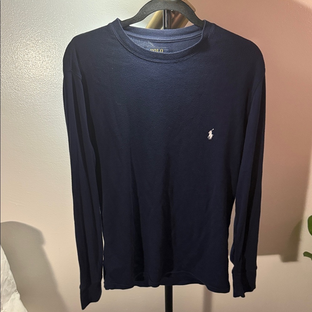 Polo by Ralph Lauren Men's Dark Blue Long Sleeve thermal med.